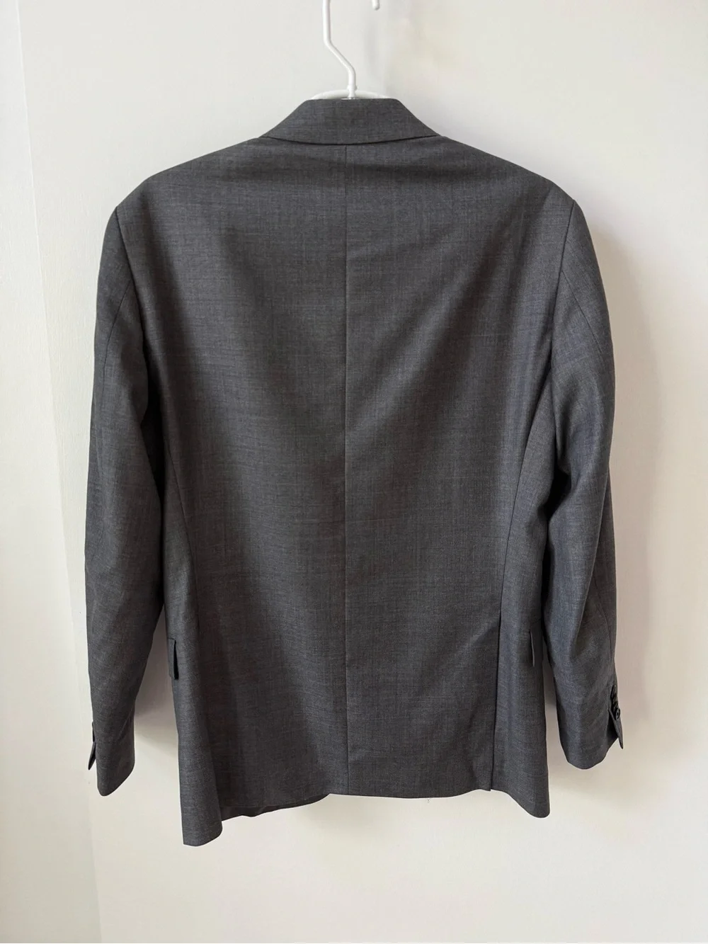 Michael Kors 100% Wool Vitale Barberis Canonico Blazer in Charcoal Gray